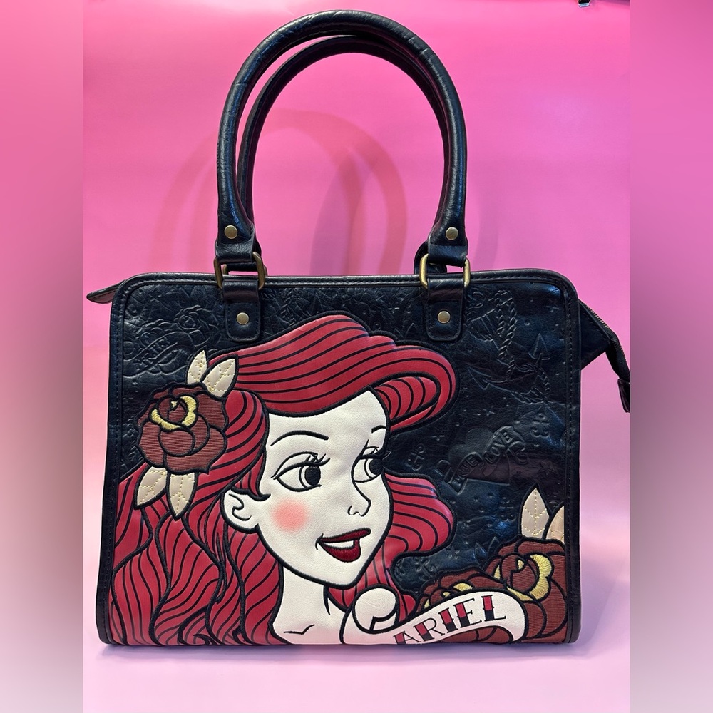 Classic Loungefly Ariel Black vintage looking purse